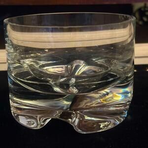 Vintage Dansk Kobenstyle raised cross bowl heavy base